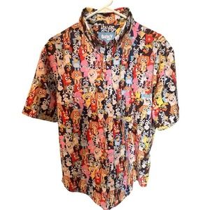 RSVLTS Bluey "Primary Pals" Kunuflex Men Medium All Over Cartoon Print